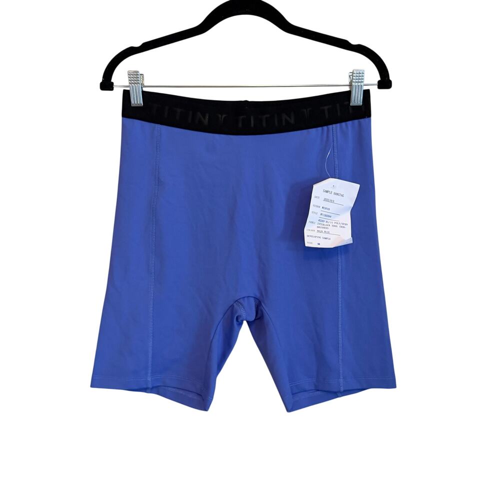 Titin Bike Shorts M Blue Athletic Running Activewear Athletic Performance NEW
